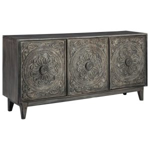 Relaxed Vintage 3-Door Console  |  Accent Cabinets Accent Cabinets Accent Cabinets