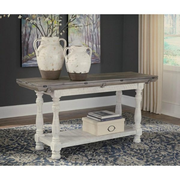 Relaxed Vintage Flip Top Sofa Table  |  Sofa Tables Living Room Sofa Tables