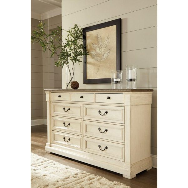 Relaxed Vintage Two-Tone Dresser  |  Dressers Bedroom Dressers