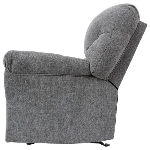 Rocker Recliner With Pillow Arms And Nailhead Trim  |  Recliners Living Room Recliners