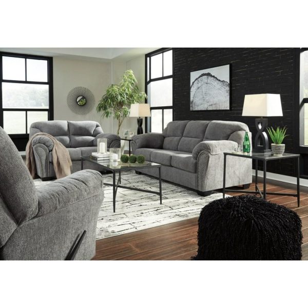 Rocker Recliner With Pillow Arms And Nailhead Trim  |  Recliners Living Room Recliners