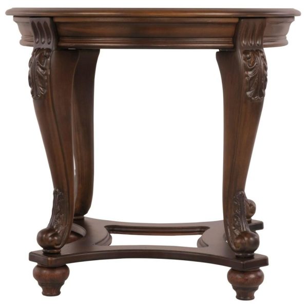 Round End Table With Glass Top  |  End & Side Tables End & Side Tables End & Side Tables