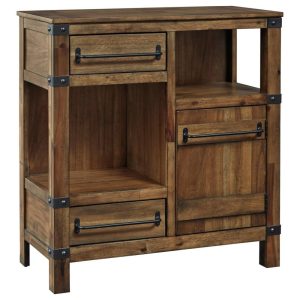 Rustic 2 Drawer Accent Cabinet With Adjustable Shelf  |  Accent Cabinets Accent Cabinets Accent Cabinets