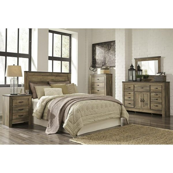 Rustic 2-Drawer Nightstand  |  Nightstands Bedroom Nightstands