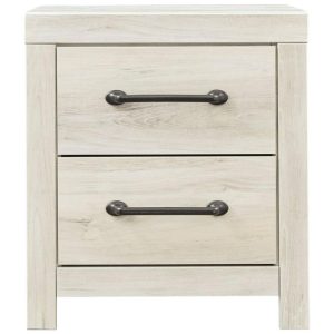 Rustic 2-Drawer Nightstand With Usb Ports  |  Nightstands Bedroom Nightstands