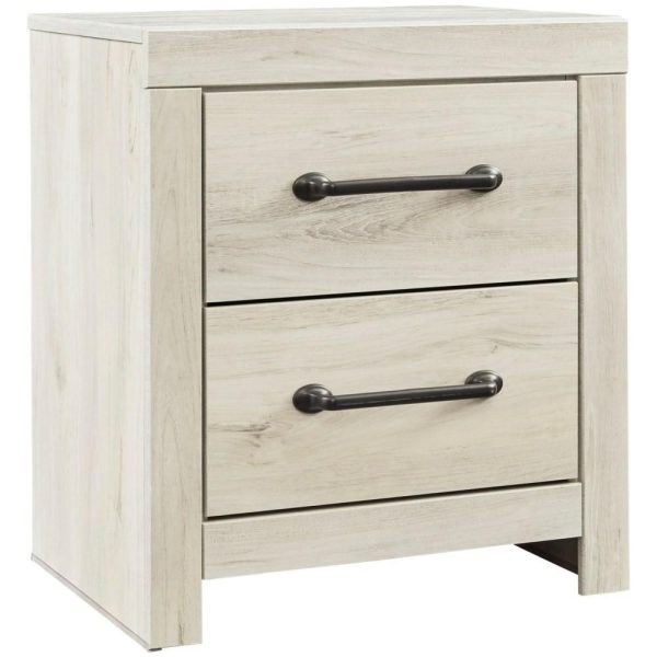 Rustic 2-Drawer Nightstand With Usb Ports  |  Nightstands Bedroom Nightstands