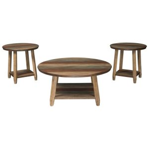 Rustic 3-Piece Occasional Table Set  |  Occasional Table Sets Living Room Occasional Table Sets