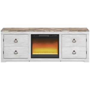 Rustic 72″ Tv Stand With Electric Fireplace  |  Tv Stands Living Room Tv Stands