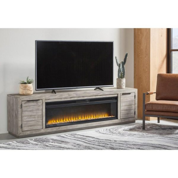 Rustic 92″ Tv Stand With Electric Fireplace  |  Tv Stands Living Room Tv Stands