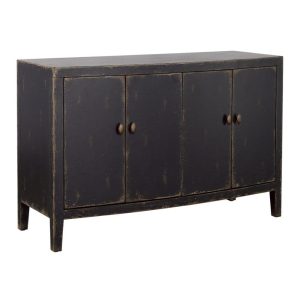 Rustic Four Door Credenza  |  Accent Cabinets Accent Cabinets Accent Cabinets