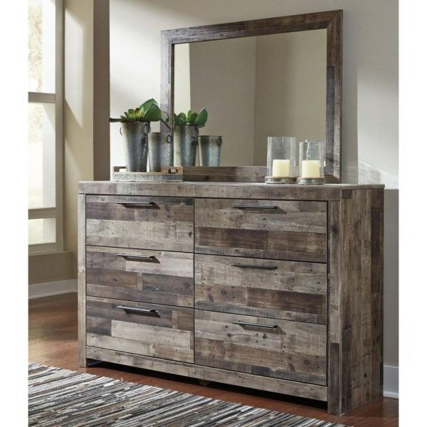 Rustic Modern Dresser & Bedroom Mirror  |  Mirrored Dressers Bedroom Mirrored Dressers