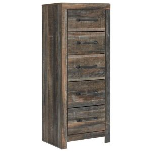 Rustic Narrow 5-Drawer Chest  |  Chest Of Drawers Bedroom Chest Of Drawers