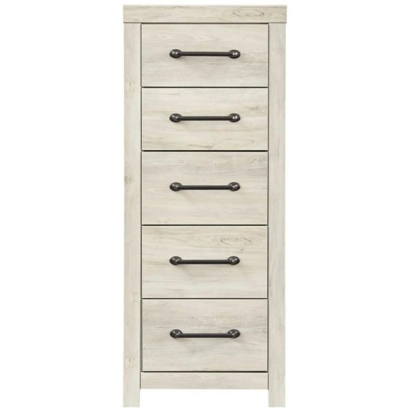 Rustic Narrow 5-Drawer Chest  |  Chest Of Drawers Bedroom Chest Of Drawers