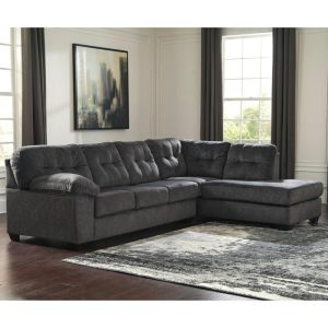 Sectional With Right Chaise & Memory Foam Queen Sleeper Mattress  |  Sleeper Sofas Living Room Sleeper Sofas