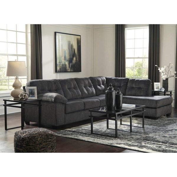 Sectional With Right Chaise & Memory Foam Queen Sleeper Mattress  |  Sleeper Sofas Living Room Sleeper Sofas