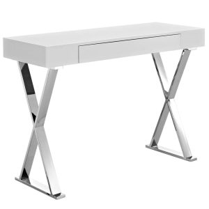 Sector Contemporary Console Table – White  |  Sofa Tables Living Room Sofa Tables