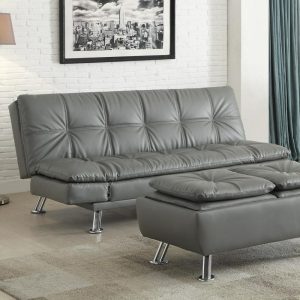 Sofa Bed In Futon Style With Chrome Legs  |  Futons Futons Futons