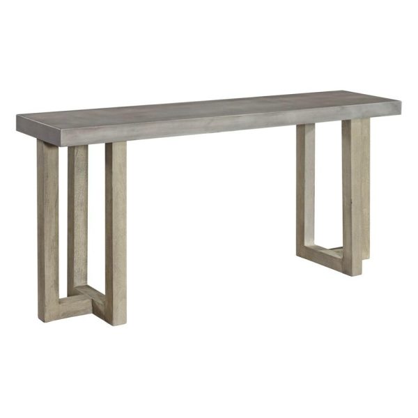 Sofa/Console Table With Faux Concrete Top  |  Sofa Tables Living Room Sofa Tables