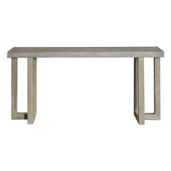 Sofa/Console Table With Faux Concrete Top  |  Sofa Tables Living Room Sofa Tables