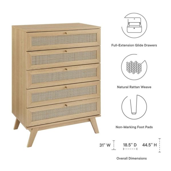 Soma 5-Drawer Chest  |  Chest Of Drawers Bedroom Chest Of Drawers