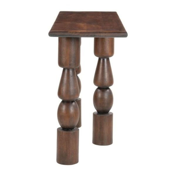 Split Console Table Brown  |  Sofa Tables Living Room Sofa Tables