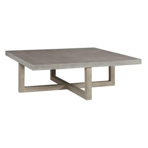 Square Coffee Table With Faux Concrete Top  |  Coffee Tables Coffee Tables Coffee Tables