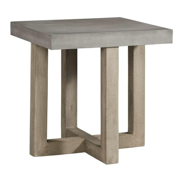 Square End Table With Faux Concrete Top  |  End & Side Tables End & Side Tables End & Side Tables