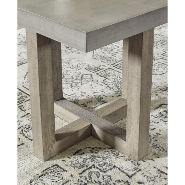 Square End Table With Faux Concrete Top  |  End & Side Tables End & Side Tables End & Side Tables