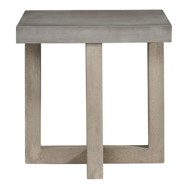 Square End Table With Faux Concrete Top  |  End & Side Tables End & Side Tables End & Side Tables