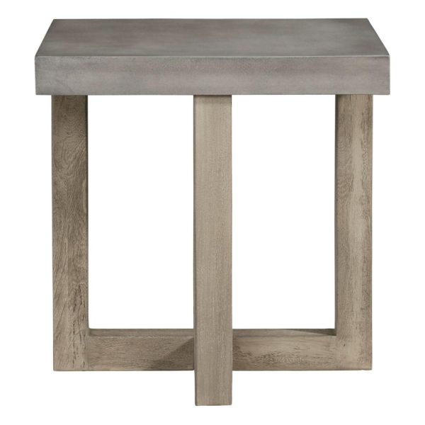 Square End Table With Faux Concrete Top  |  End & Side Tables End & Side Tables End & Side Tables