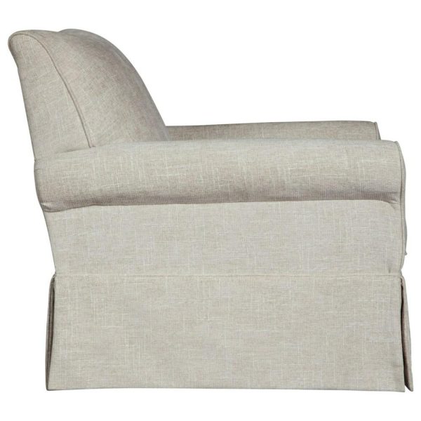 Swivel Glider Accent Chair With Skirted Base  |  Living Room Chairs Living Room Living Room Chairs