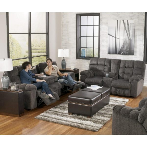 Swivel Rocker Recliner With Quilted Cushion Style  |  Recliners Living Room Recliners