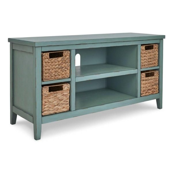 Teal 47″ Tv Stand  |  Tv Stands Living Room Tv Stands