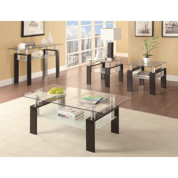 Tempered Glass Sofa Table  |  Sofa Tables Living Room Sofa Tables