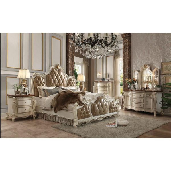 Traditional 2-Door Dresser & Mirror Set  |  Mirrored Dressers Bedroom Mirrored Dressers