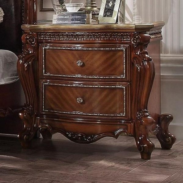 Traditional 2-Drawer Nightstand  |  Nightstands Bedroom Nightstands