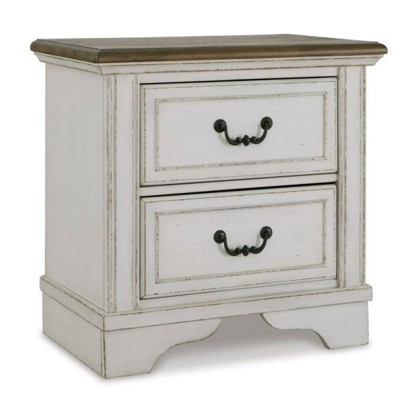 Traditional 2-Drawer Nightstand  |  Nightstands Bedroom Nightstands