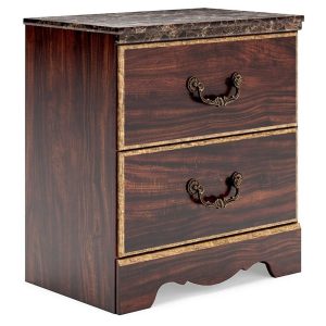 Traditional 2-Drawer Nightstand  |  Nightstands Bedroom Nightstands