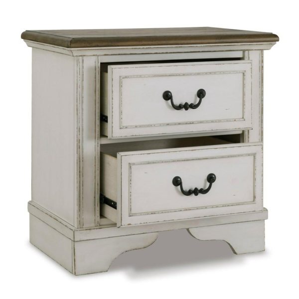 Traditional 2-Drawer Nightstand  |  Nightstands Bedroom Nightstands