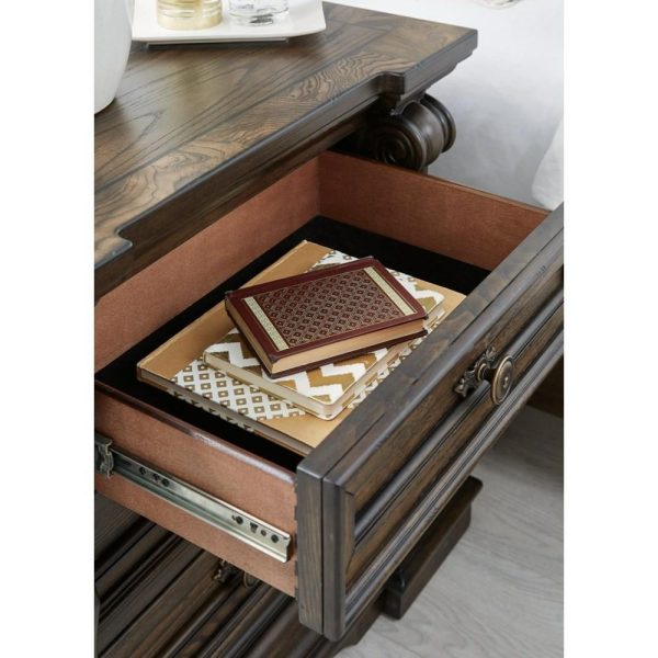 Traditional 3-Drawer Nightstand With Usb Ports  |  Nightstands Bedroom Nightstands