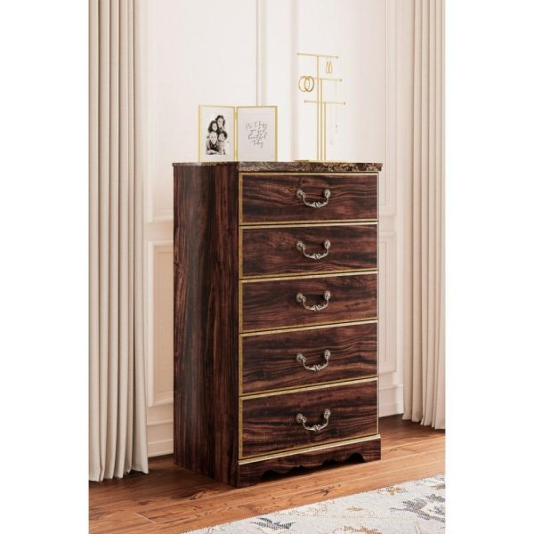 Traditional 5-Drawer Chest  |  Chest Of Drawers Bedroom Chest Of Drawers