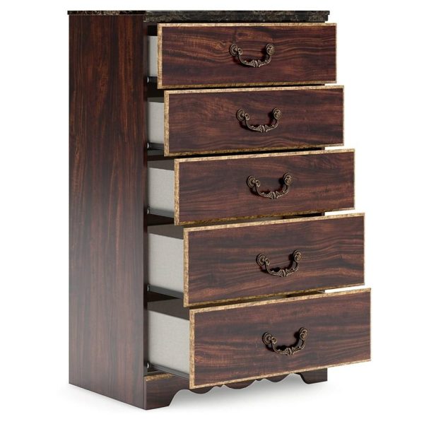 Traditional 5-Drawer Chest  |  Chest Of Drawers Bedroom Chest Of Drawers