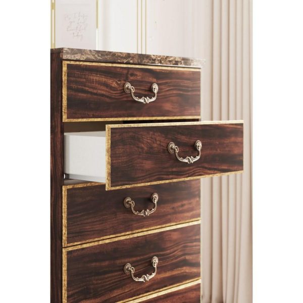 Traditional 5-Drawer Chest  |  Chest Of Drawers Bedroom Chest Of Drawers