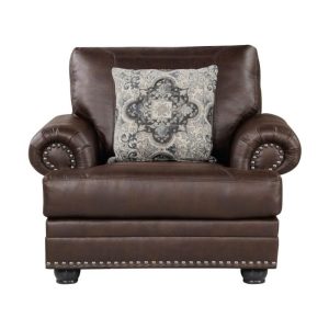 Traditional Accent Chair With Nailhead Trim  |  Living Room Chairs Living Room Living Room Chairs