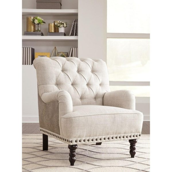 Traditional Accent Chair With Tufted Back And Nailhead Trim  |  Living Room Chairs Living Room Living Room Chairs