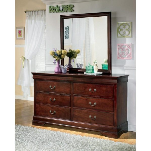 Traditional Dresser & Mirror  |  Mirrored Dressers Bedroom Mirrored Dressers