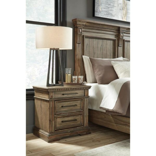 Traditional Nightstand With Outlets And Usb Charging  |  Nightstands Bedroom Nightstands