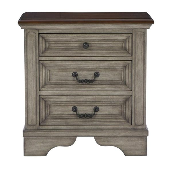 Traditional Nightstand With Outlets And Usb Charging  |  Nightstands Bedroom Nightstands