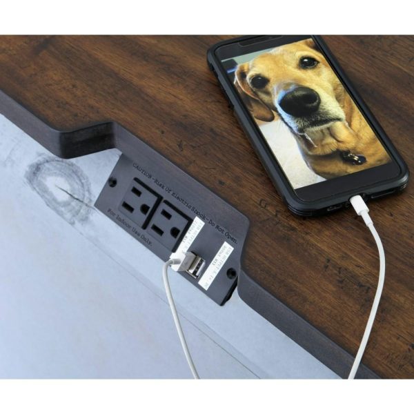 Traditional Nightstand With Outlets And Usb Charging  |  Nightstands Bedroom Nightstands