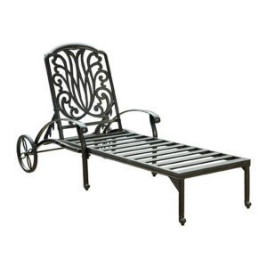 Traditional Outdoor Chaise Lounge With Cushion  |  Chaises Chaises Chaises